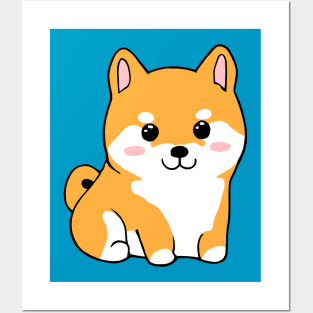 Kawaii Shibe 01 Posters and Art